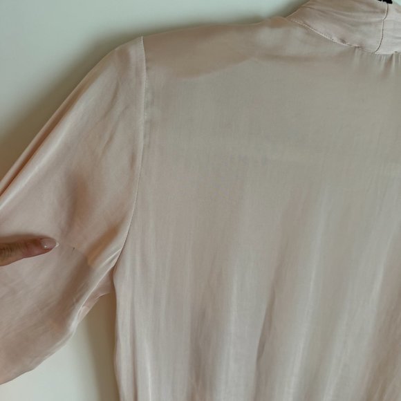 Paige Satin Sevilla Bodysuit in Cream Tan Size XS NWT - Picture 5 of 6